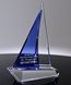 Picture of Azure Breeze Crystal Sailboat Award
