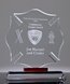 Picture of Crystal Maltese Cross Award - Red Prism