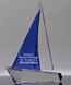 Picture of Azure Breeze Crystal Sailboat Award