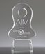 Picture of Custom Shape Clear Crystal Award