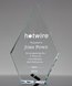 Picture of Laser Etched Glass Arrowhead Award