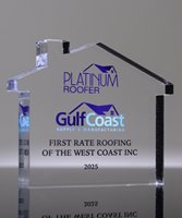 Picture of Classic Acrylic House Trophy - Printed in Full Color