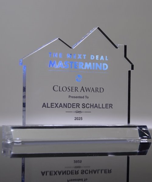 Picture of Multi-House Realtor Acrylic Award - Full Color Printed