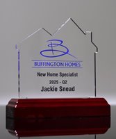 Picture of Top Sales Realtor Acrylic Award - Full Color Printed