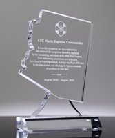 Picture of Arizona Acrylic State Shape Trophy