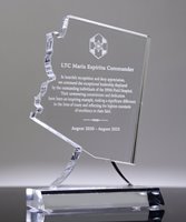 Picture of Arizona Acrylic State Shape Trophy