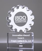 Picture of Innovation Gear Acrylic Award - Laser Engraved