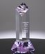 Picture of Diamond Tower Purple Crystal Award