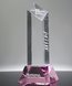 Picture of Diamond Tower Pink Crystal Award