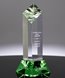 Picture of Diamond Tower Green Crystal Award