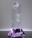 Picture of Diamond Tower Purple Crystal Award