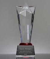 Picture of Optical Crystal Rising Star Award - Medium Size