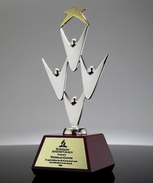 Picture of Team Harmony Star Trophy - Two Tone