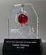 Picture of Galaxy Sphere Red Crystal Award