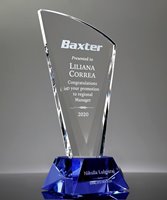 Picture of Blue Crystal Flare Award