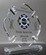 Picture of Firefighter Maltese Cross Acrylic Award - Full Color Imprint