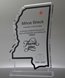 Picture of Mississippi Acrylic State Shape Trophy