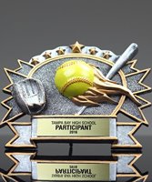 Picture of Silverstone 3-D Softball Award - Small Size