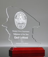 Picture of Police Officer Silhouette Trophy