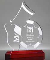 Picture of Acrylic Soccer Trophy