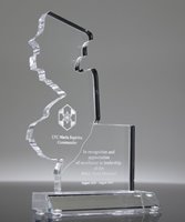 Picture of New Jersey Acrylic State Shape Trophy