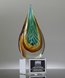 Picture of Mosaic Flame Art Glass Award