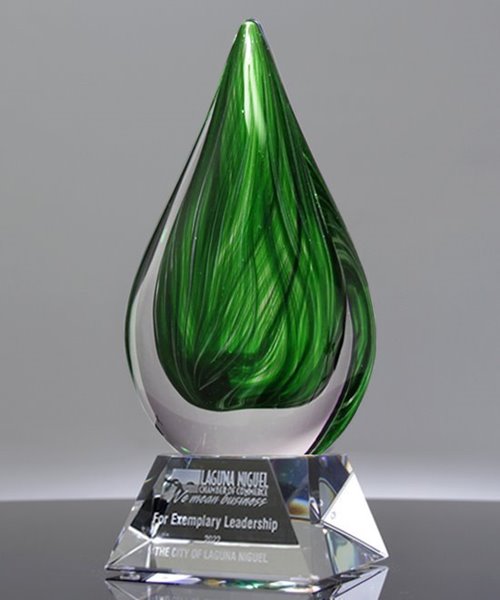 Picture of Jade Eminence Art Glass Award