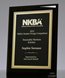 Picture of Tuxedo Glass Plaque - Gold Engraving