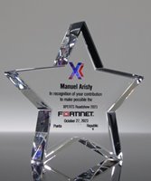 Picture of Optic Crystal Star Award - Full Color Imprint