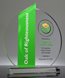 Picture of Acrylic Ellipse Award - Green Theme