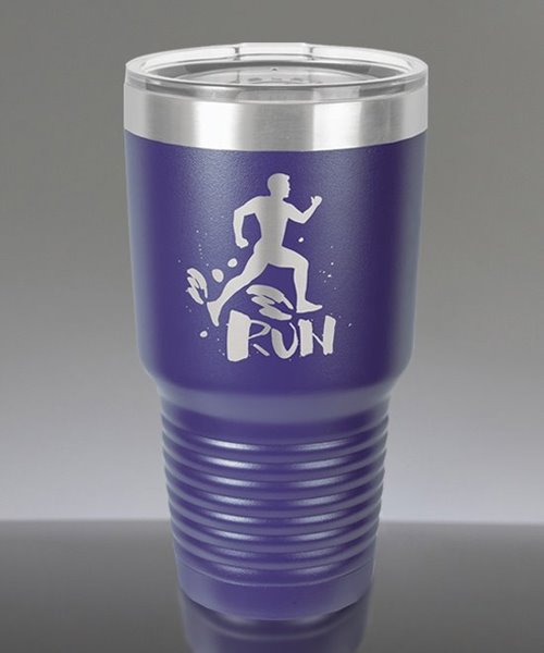 Picture of Laser Engraved Polar Camel 30 oz. Purple Insulated Tumbler