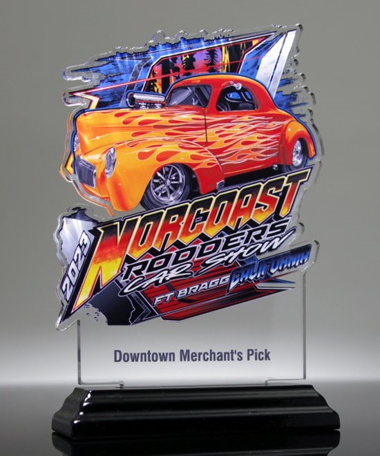 Car Show Custom Acrylic Trophy | Car Show Awards | Edco Awards