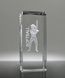 Picture of Collegiate Series Softball 3D Crystal Trophy
