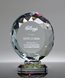 Picture of Prismatic Orbit Crystal Paperweight Trophy