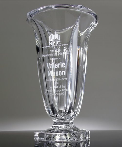 Picture of Brilliance Legacy Crystal Vase Trophy