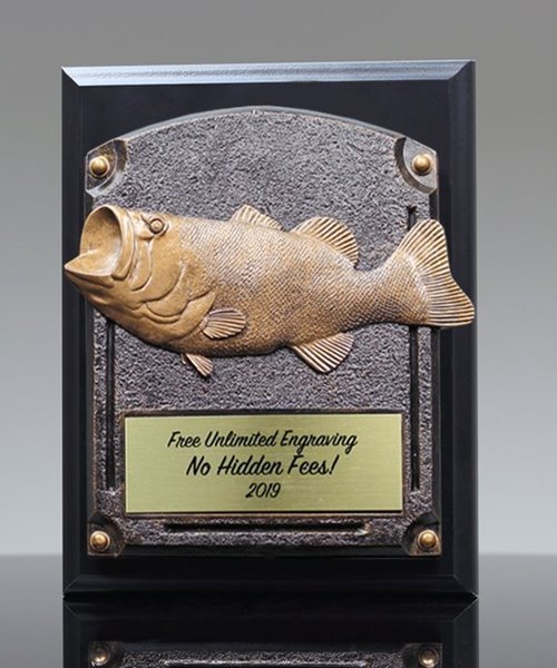 Picture of Greystone Fishing Bass Plaque