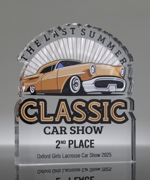 Picture of Auto Show Acrylic Trophy - Classic Car Edition