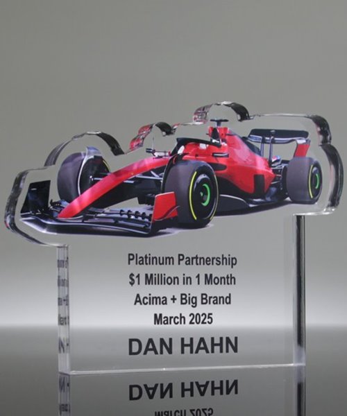 Picture of Acrylic F1 Race Car Trophy