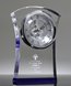 Picture of Sapphire Crystal Timekeeper - Desk Clock Award