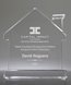 Picture of Clear Crystal House Award on Base