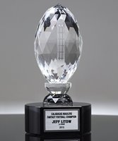 Picture of Optic Crystal Football Trophy