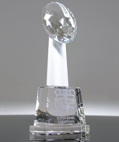 Picture of Crystal Football Championship Trophy