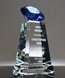 Picture of Diamond Sphere Blue Crystal Award