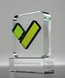 Picture of Momenta Custom Block Award - Holographic Crystal
