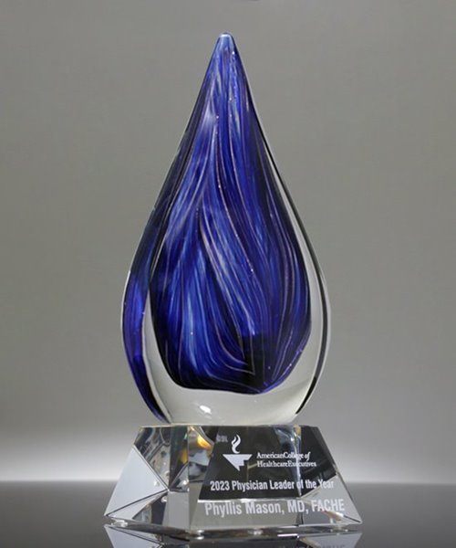Picture of Sapphire Eminence Art Glass Award