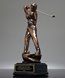 Picture of Copper Golfer Trophy Sculpture