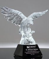 Picture of Traditional American Eagle Crystal Award