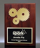 Picture of Golden Gears Award Plaque