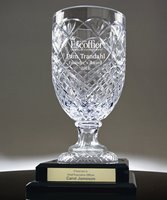 Picture of Cut Crystal Chancellor Trophy Cup on Base