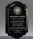 Picture of Scalloped Black Piano Award Plaque